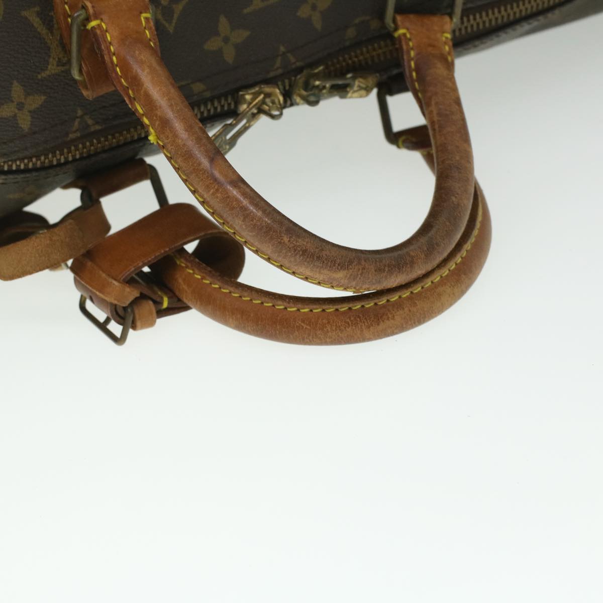 LOUIS VUITTON Monogram Keepall Bandouliere 55 Boston Bag M41414 LV Auth 36893