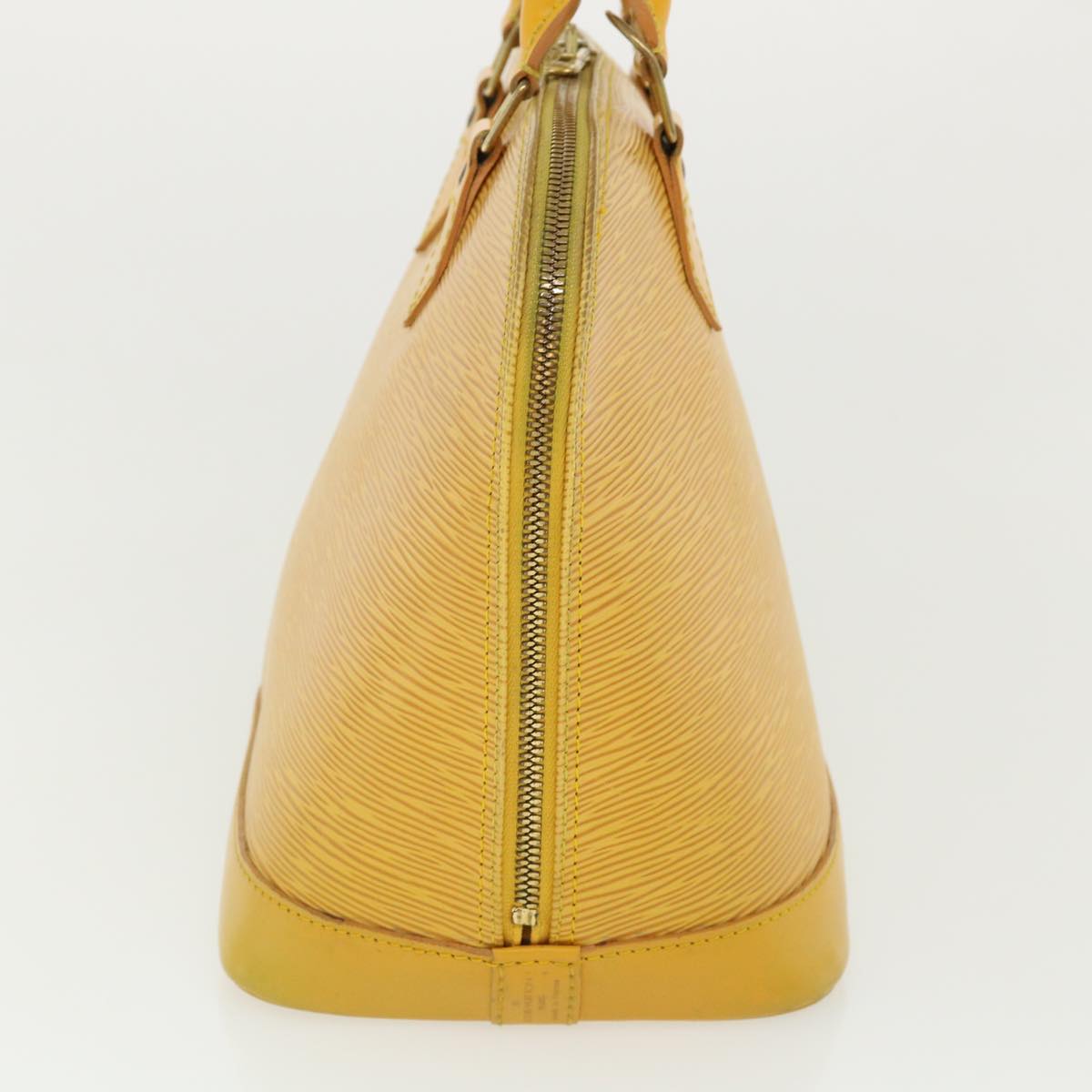 LOUIS VUITTON Epi Alma Hand Bag Tassili Yellow M52149 LV Auth 36896