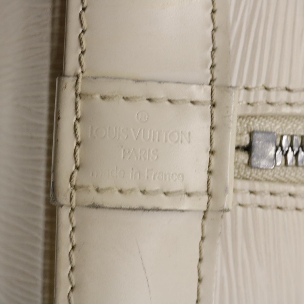 LOUIS VUITTON Epi Alma Hand Bag White M4085J LV Auth 36898