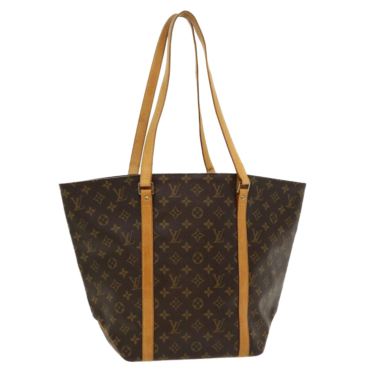 LOUIS VUITTON Monogram Sac Shopping Tote Bag M51108 LV Auth 36915