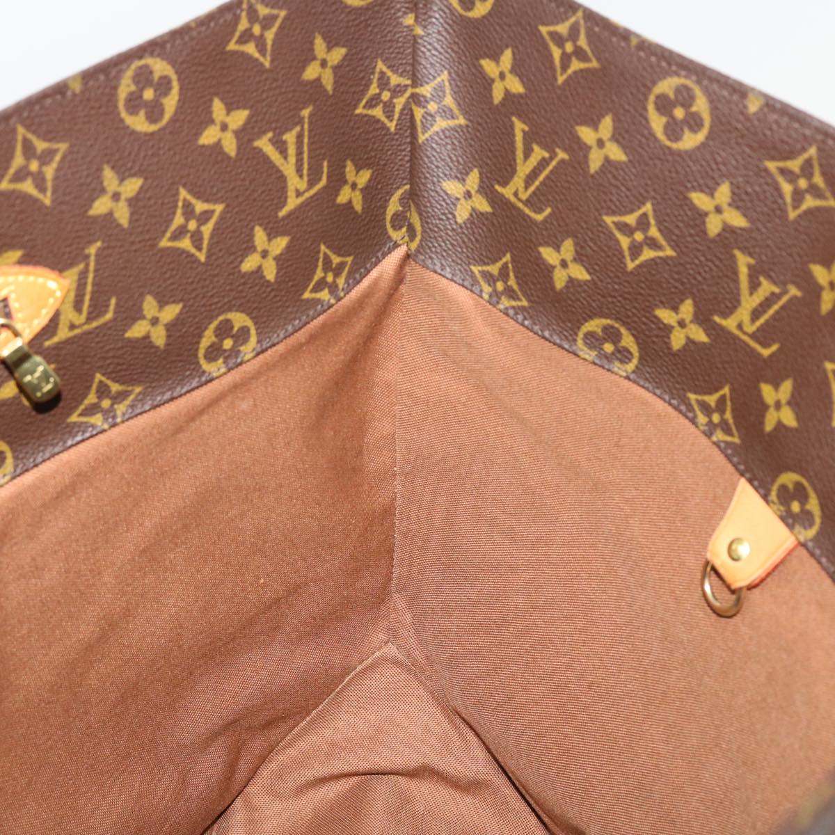 LOUIS VUITTON Monogram Sac Shopping Tote Bag M51108 LV Auth 36915