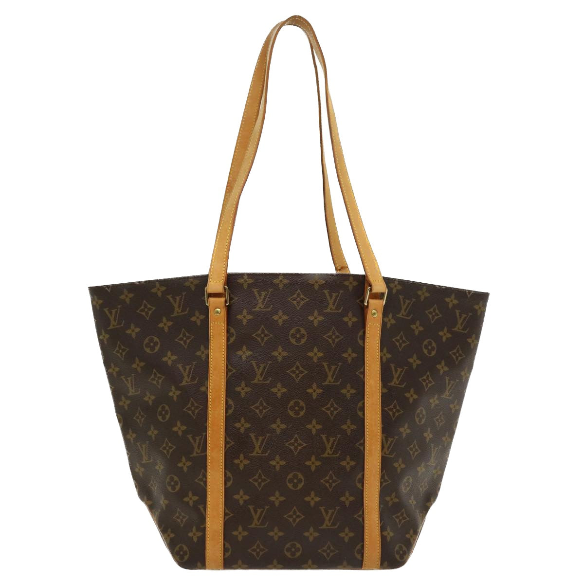 LOUIS VUITTON Monogram Sac Shopping Tote Bag M51108 LV Auth 36915