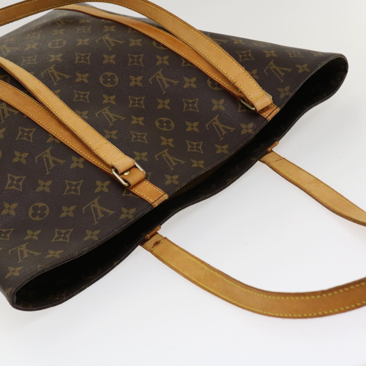 LOUIS VUITTON Monogram Sac Shopping Tote Bag M51108 LV Auth 36915