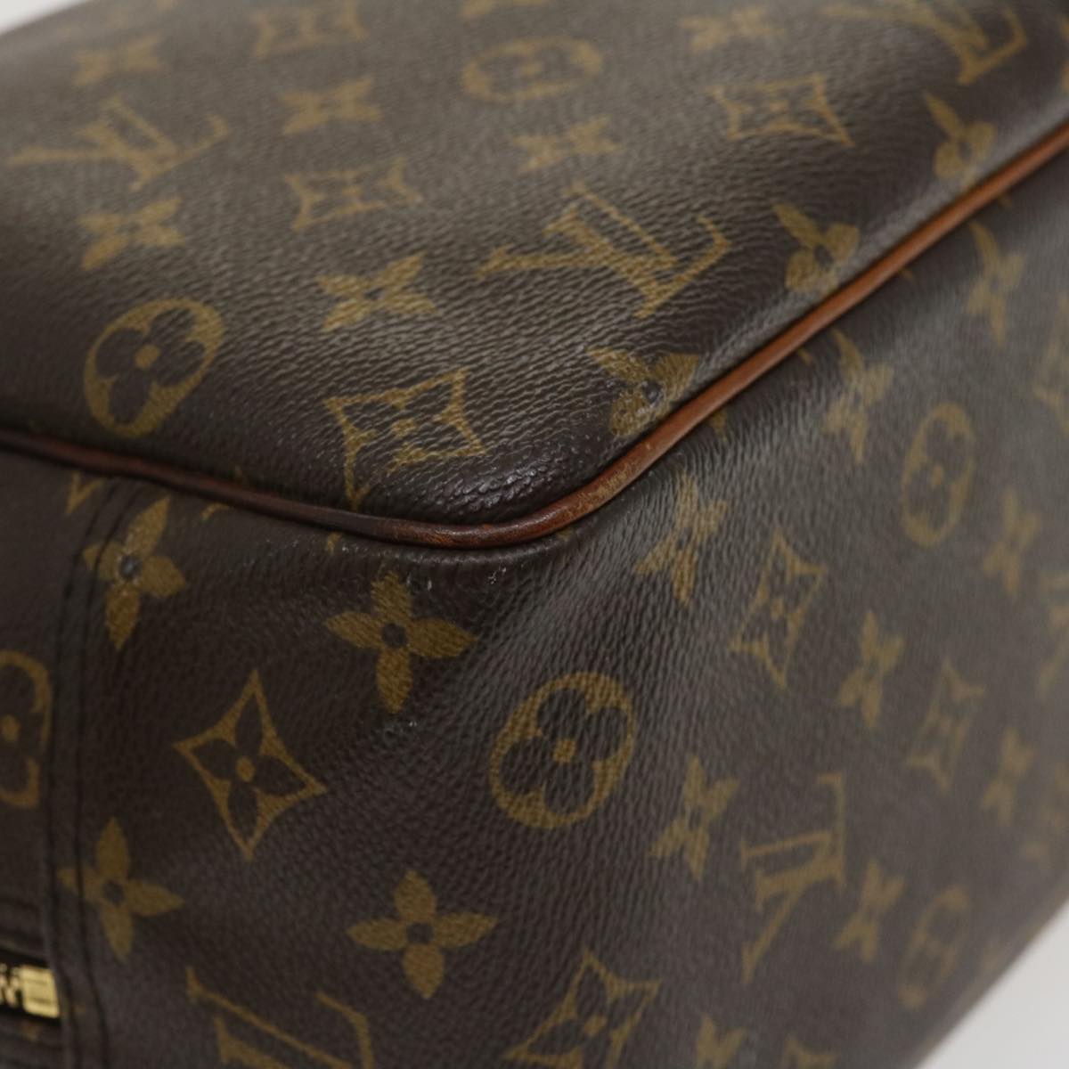 LOUIS VUITTON Monogram Deauville Hand Bag M47270 LV Auth 36917