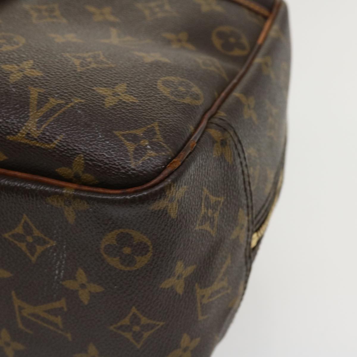 LOUIS VUITTON Monogram Deauville Hand Bag M47270 LV Auth 36917