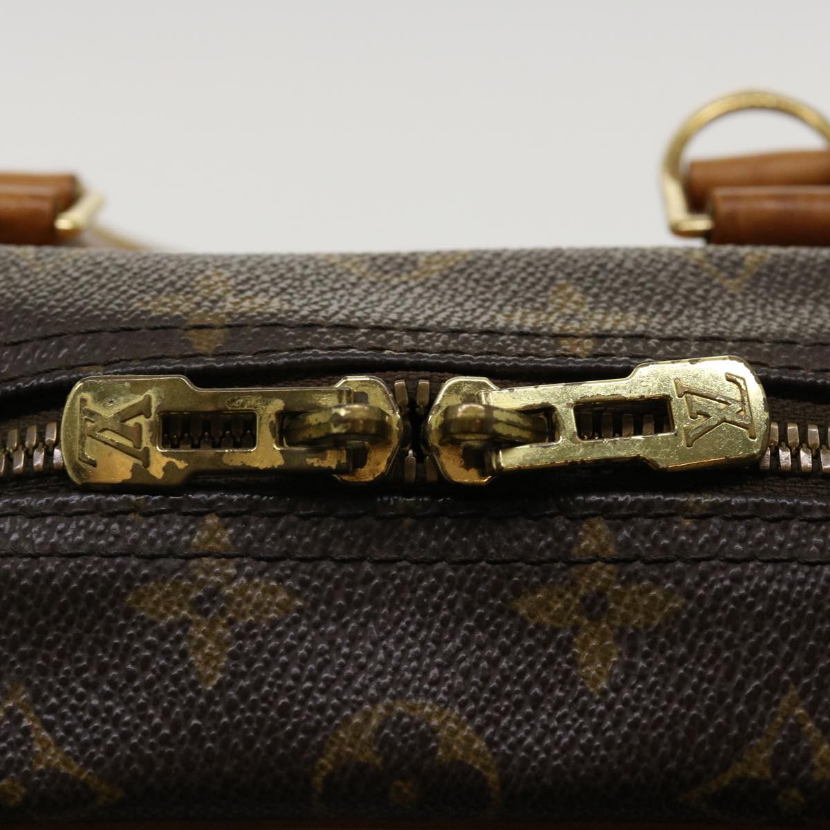 LOUIS VUITTON Monogram Deauville Hand Bag M47270 LV Auth 36917