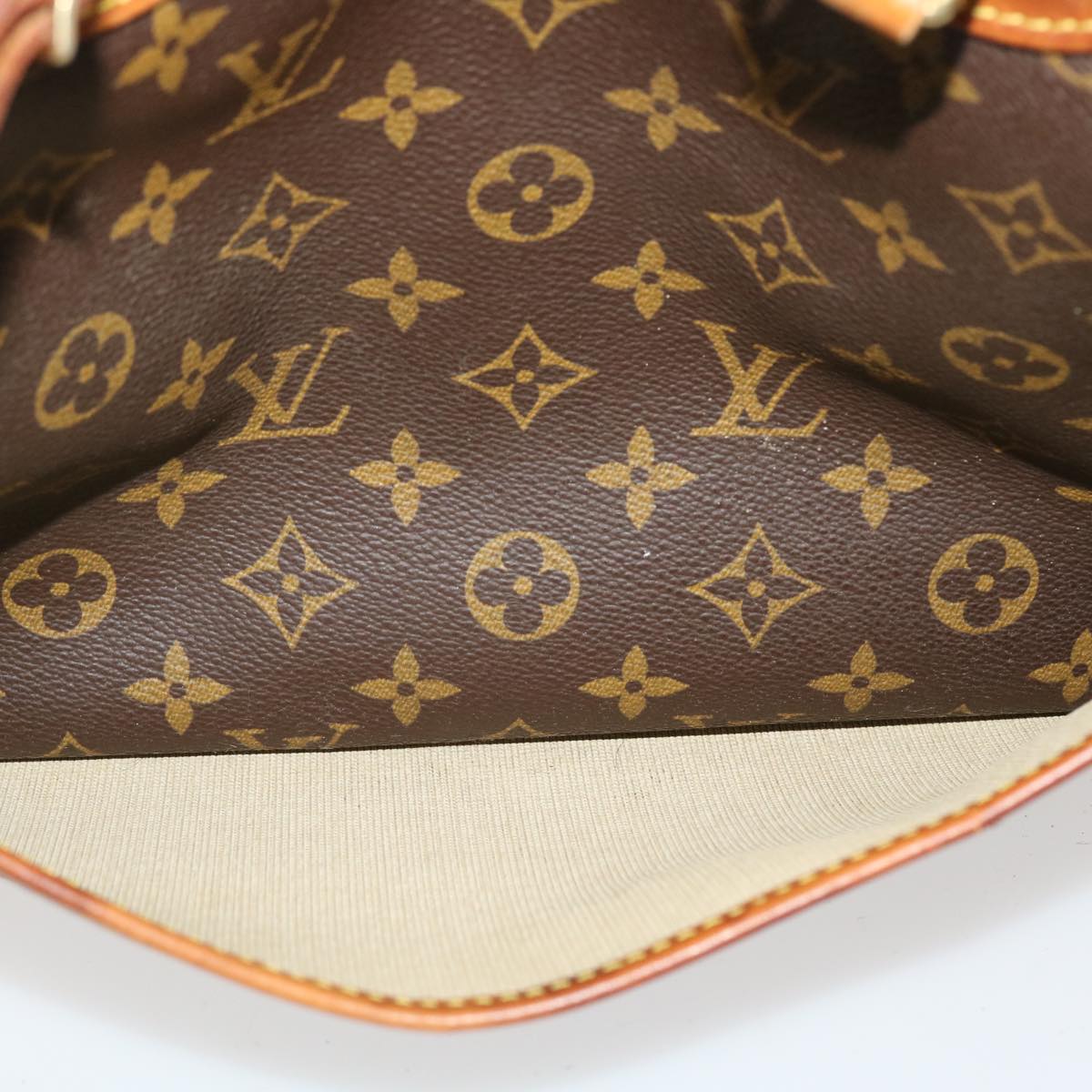 LOUIS VUITTON Monogram Deauville Hand Bag M47270 LV Auth 36917