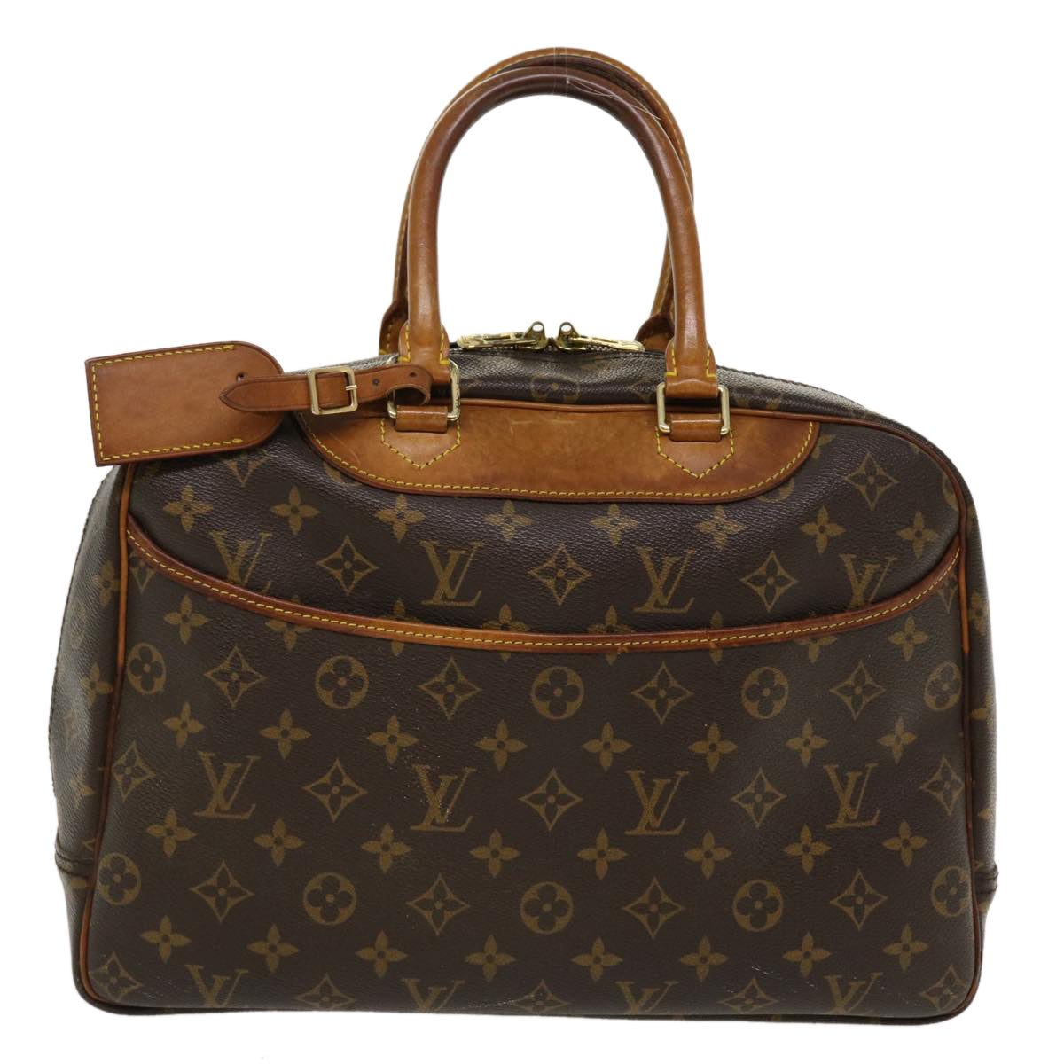 LOUIS VUITTON Monogram Deauville Hand Bag M47270 LV Auth 36917