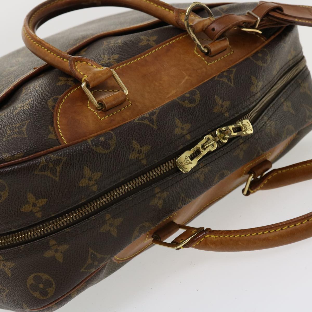 LOUIS VUITTON Monogram Deauville Hand Bag M47270 LV Auth 36917