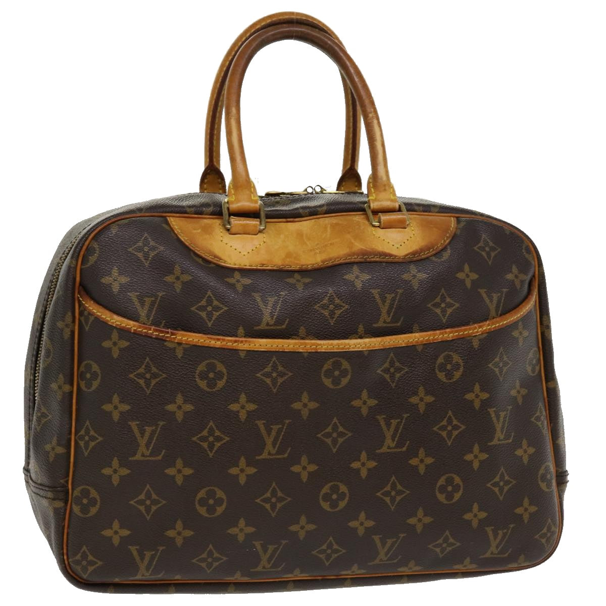 LOUIS VUITTON Monogram Deauville Hand Bag M47270 LV Auth 36918