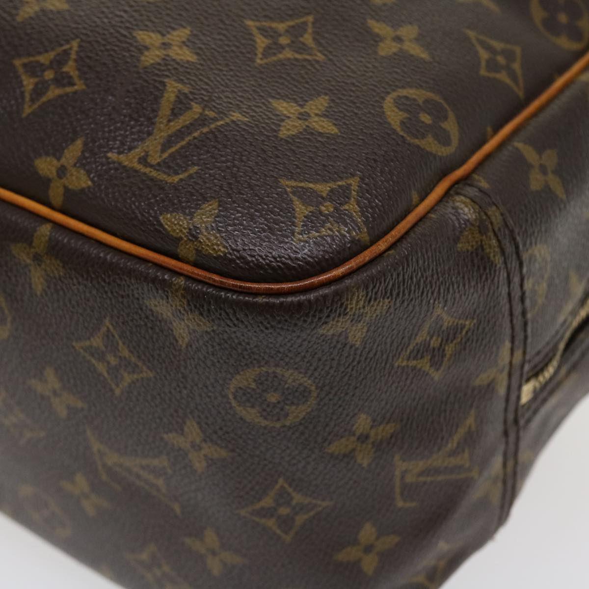 LOUIS VUITTON Monogram Deauville Hand Bag M47270 LV Auth 36918