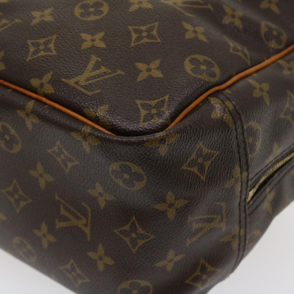 LOUIS VUITTON Monogram Deauville Hand Bag M47270 LV Auth 36918