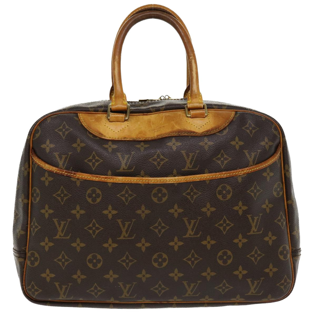 LOUIS VUITTON Monogram Deauville Hand Bag M47270 LV Auth 36918