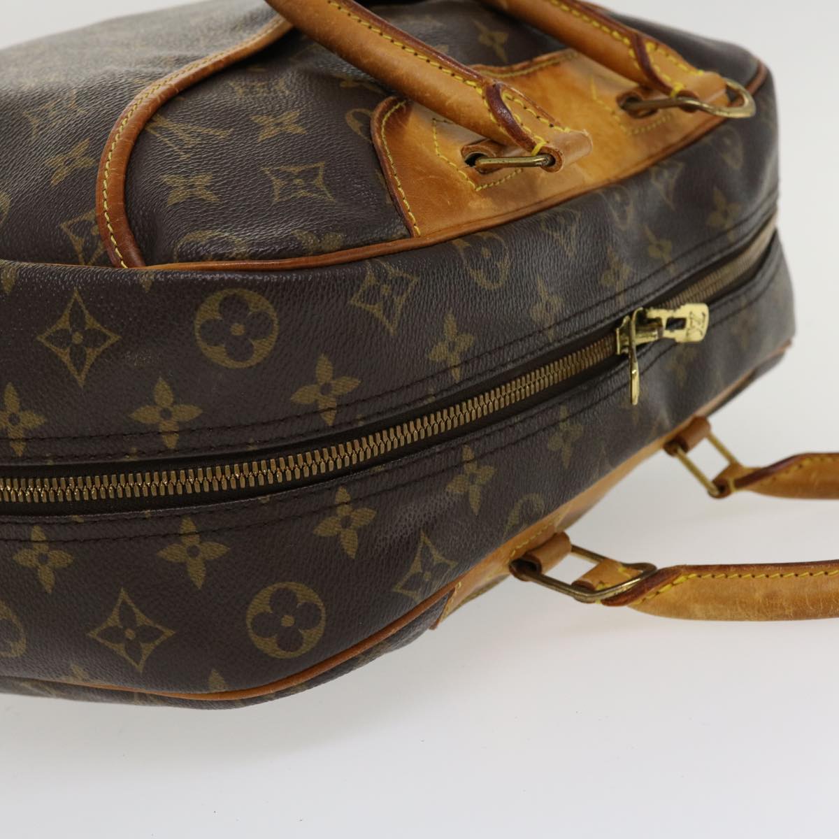 LOUIS VUITTON Monogram Deauville Hand Bag M47270 LV Auth 36918