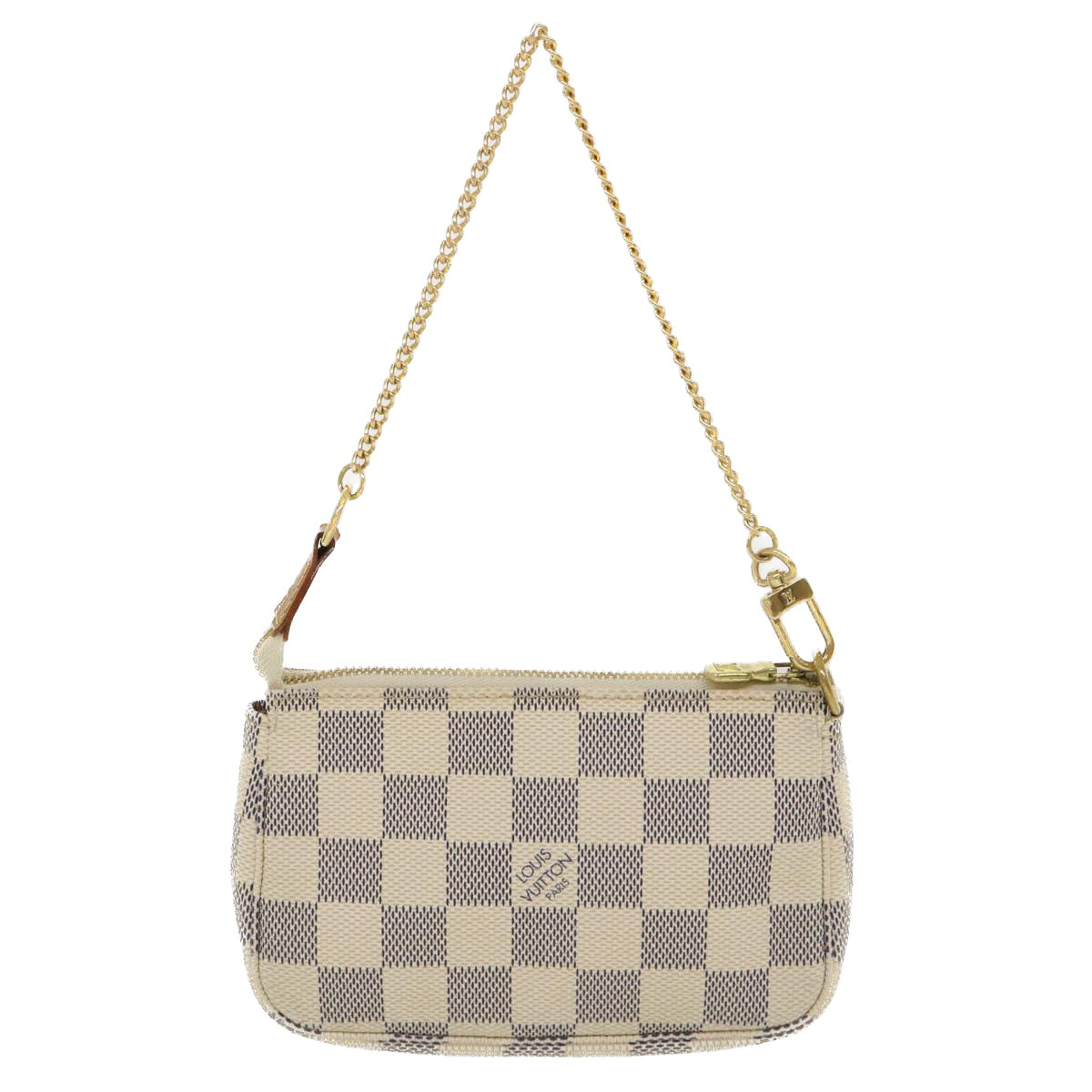 LOUIS VUITTON Damier Azur Mini Pochette Accessoires Pouch N58010 LV Auth 36923