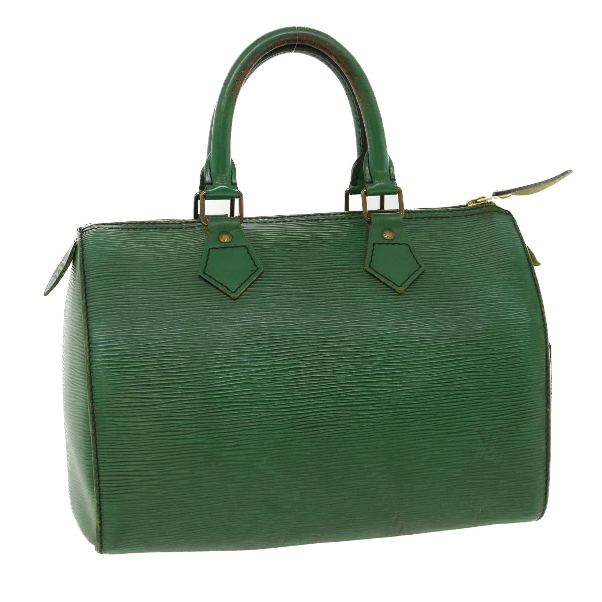 LOUIS VUITTON Epi Speedy 25 Hand Bag Green M43014 LV Auth 36926