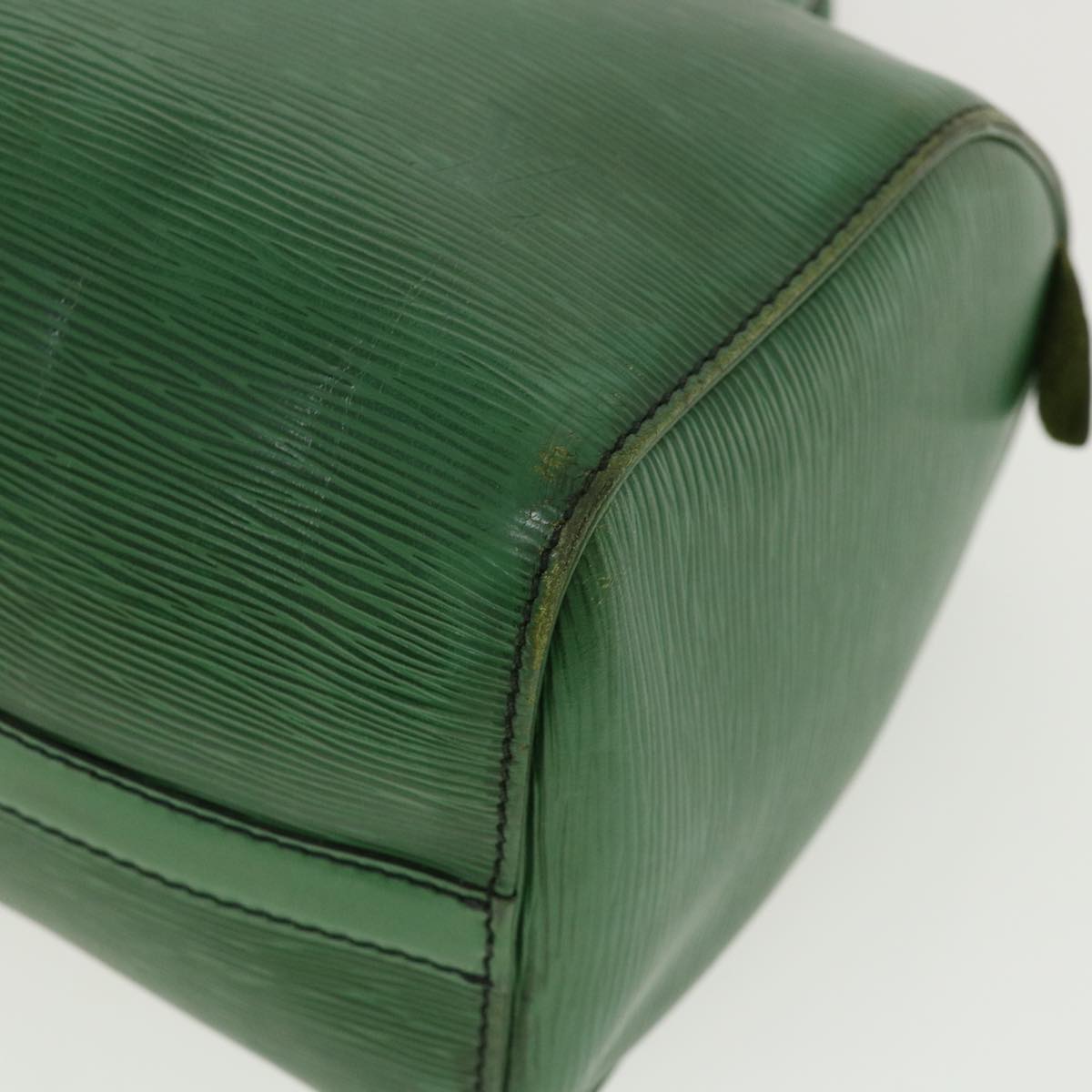 LOUIS VUITTON Epi Speedy 25 Hand Bag Green M43014 LV Auth 36926