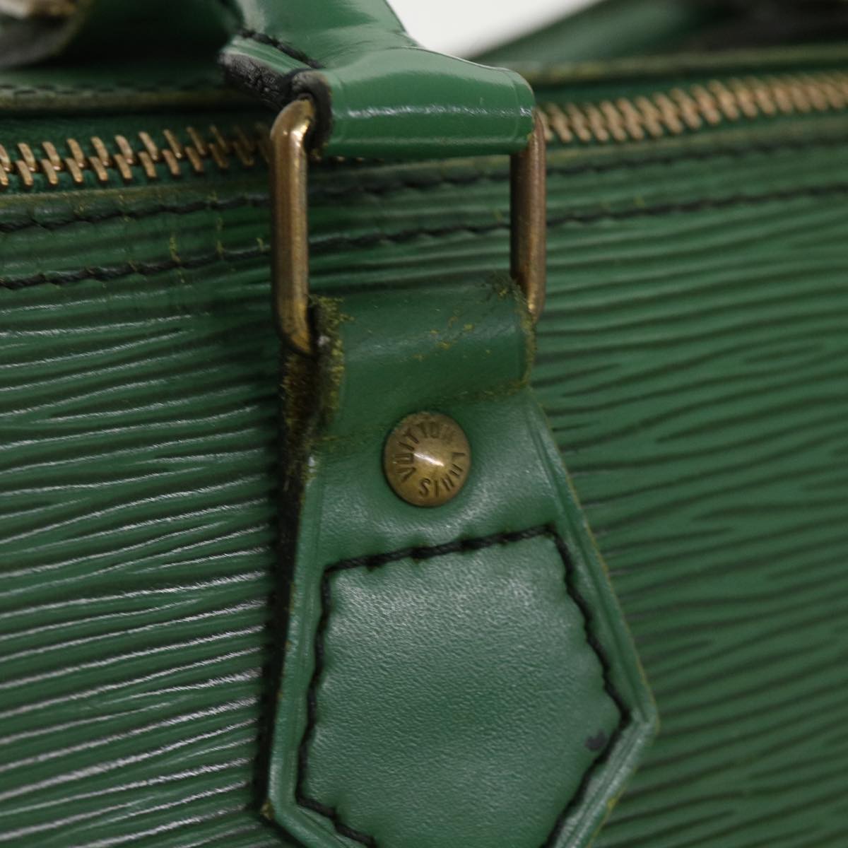 LOUIS VUITTON Epi Speedy 25 Hand Bag Green M43014 LV Auth 36926