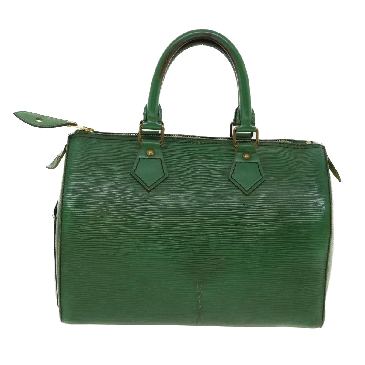 LOUIS VUITTON Epi Speedy 25 Hand Bag Green M43014 LV Auth 36926