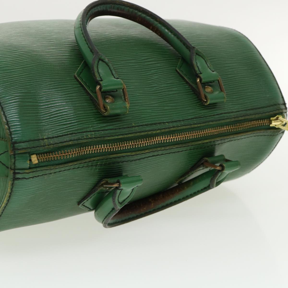 LOUIS VUITTON Epi Speedy 25 Hand Bag Green M43014 LV Auth 36926