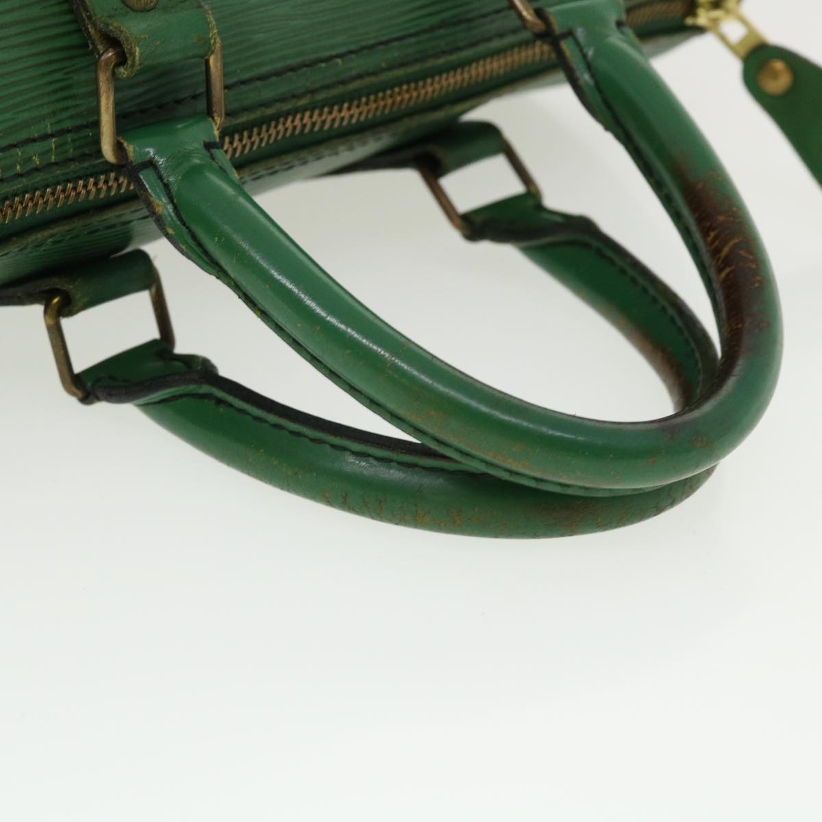 LOUIS VUITTON Epi Speedy 25 Hand Bag Green M43014 LV Auth 36926