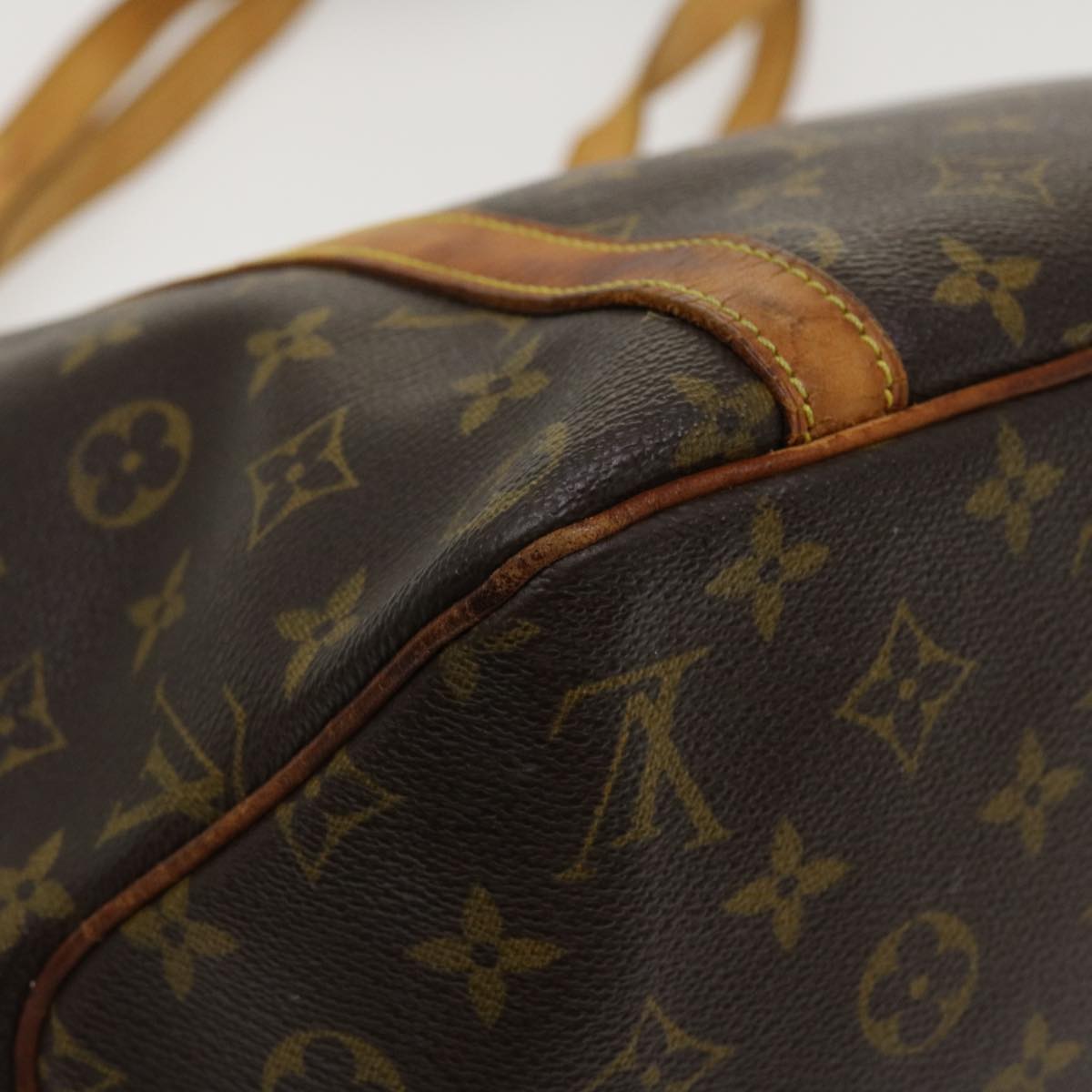 LOUIS VUITTON Monogram Sac Shopping Tote Bag M51108 LV Auth 36941