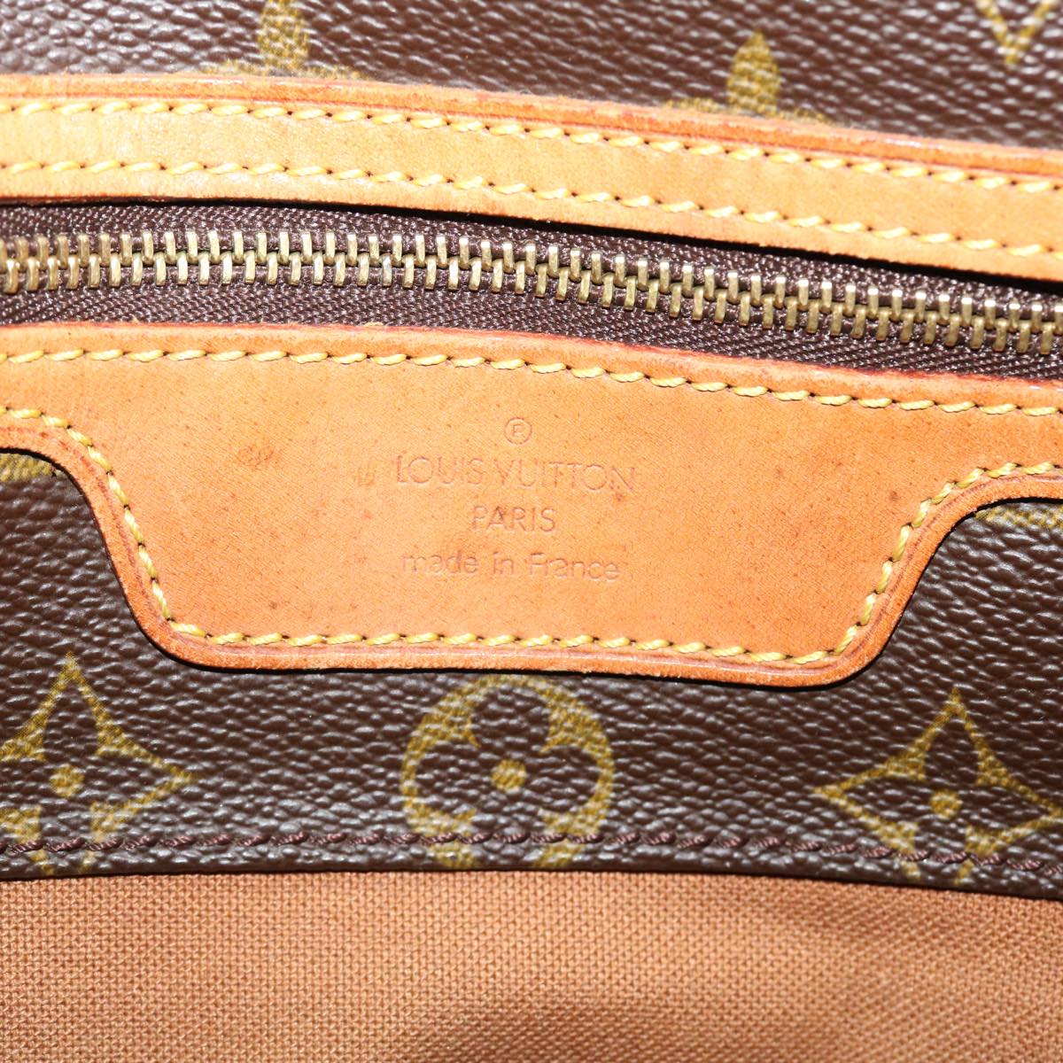 LOUIS VUITTON Monogram Sac Shopping Tote Bag M51108 LV Auth 36941