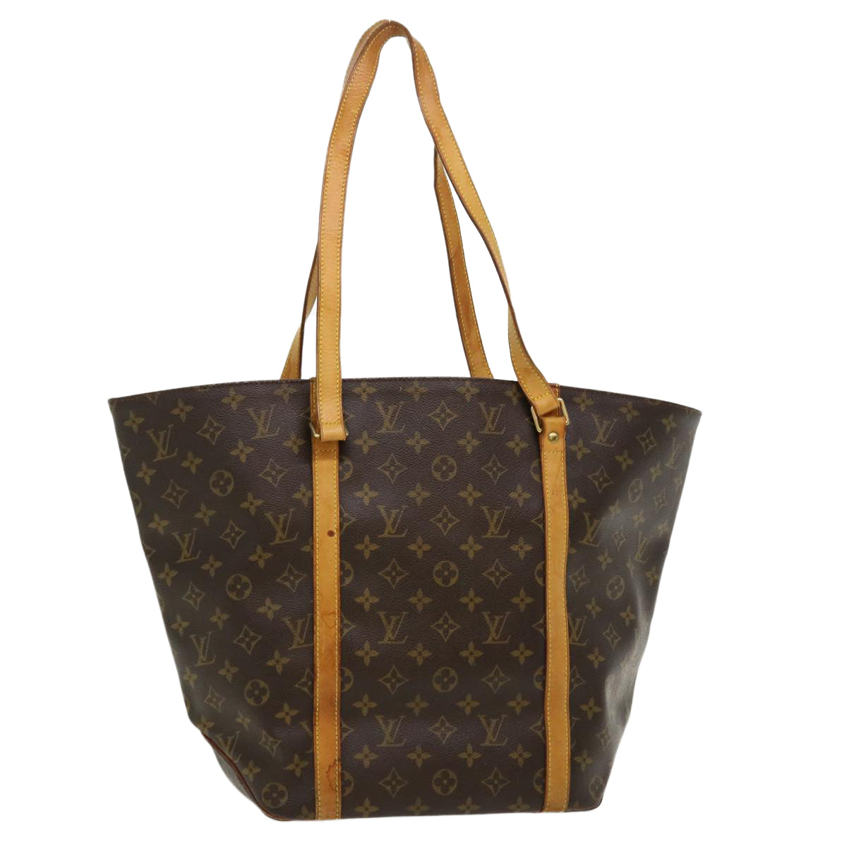 LOUIS VUITTON Monogram Sac Shopping Tote Bag M51108 LV Auth 36941