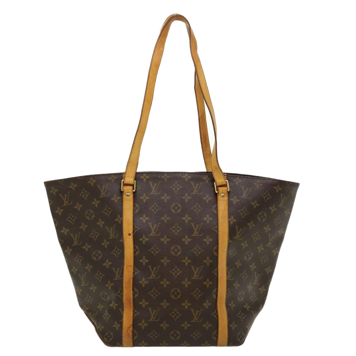 LOUIS VUITTON Monogram Sac Shopping Tote Bag M51108 LV Auth 36941