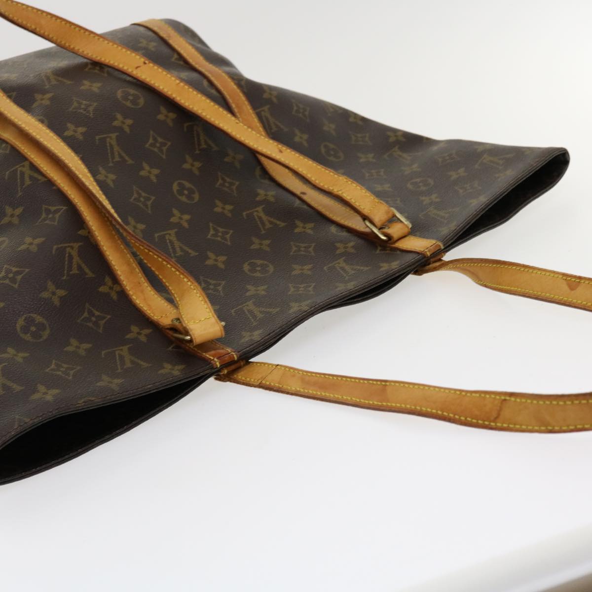 LOUIS VUITTON Monogram Sac Shopping Tote Bag M51108 LV Auth 36941