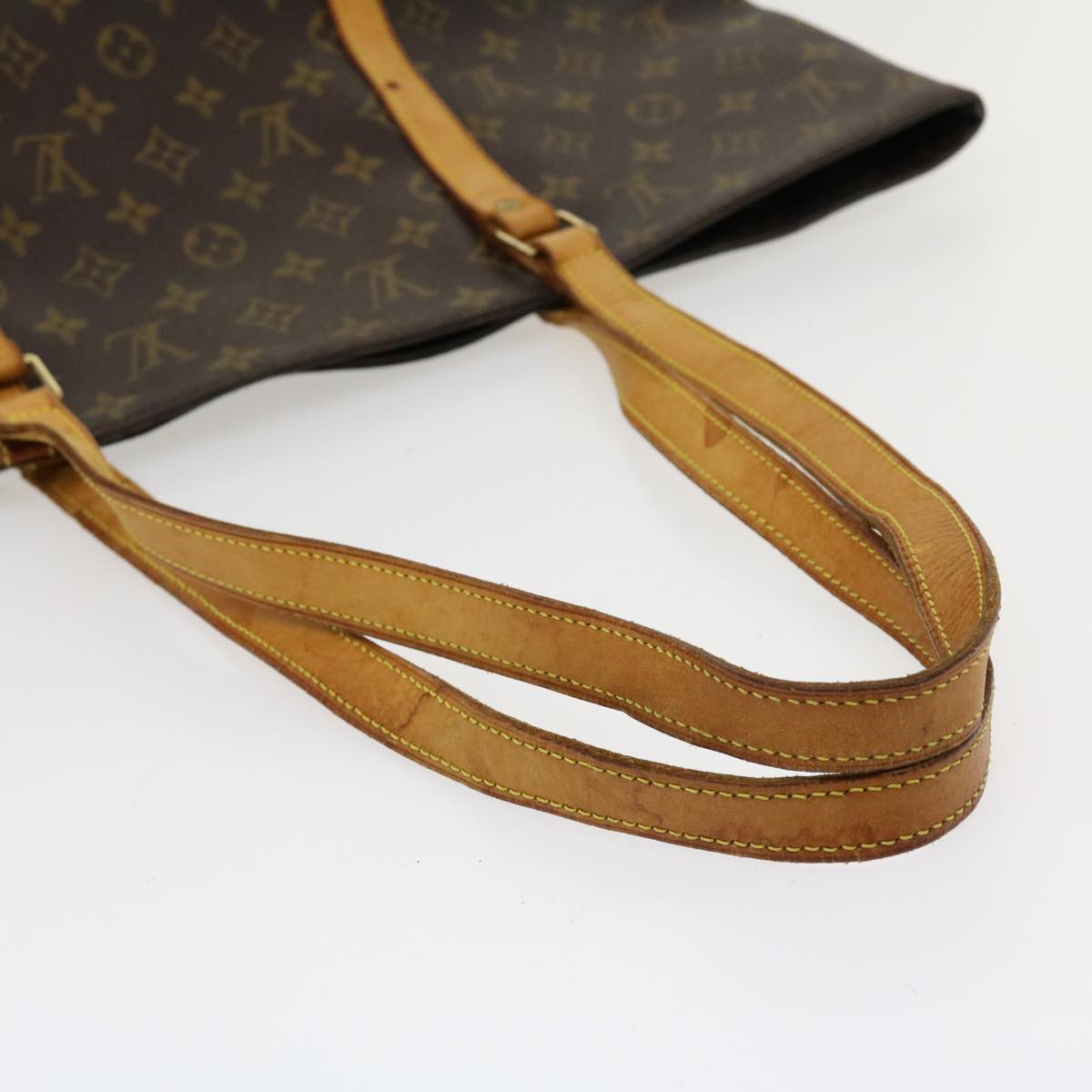 LOUIS VUITTON Monogram Sac Shopping Tote Bag M51108 LV Auth 36941