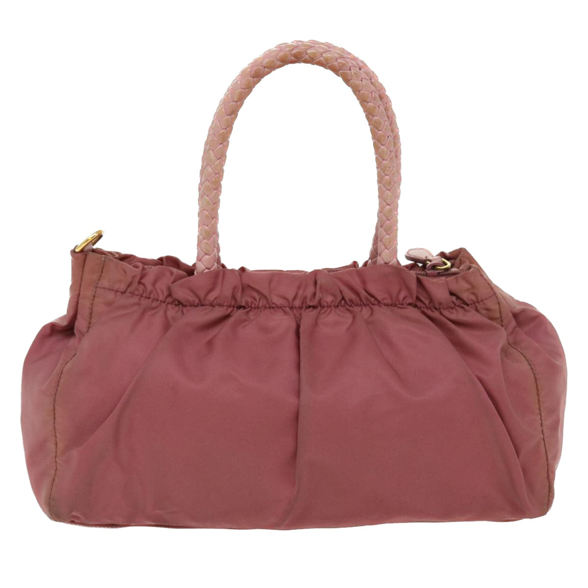 PRADA Shoulder Bag Nylon 2way Pink Auth 36966 - 0