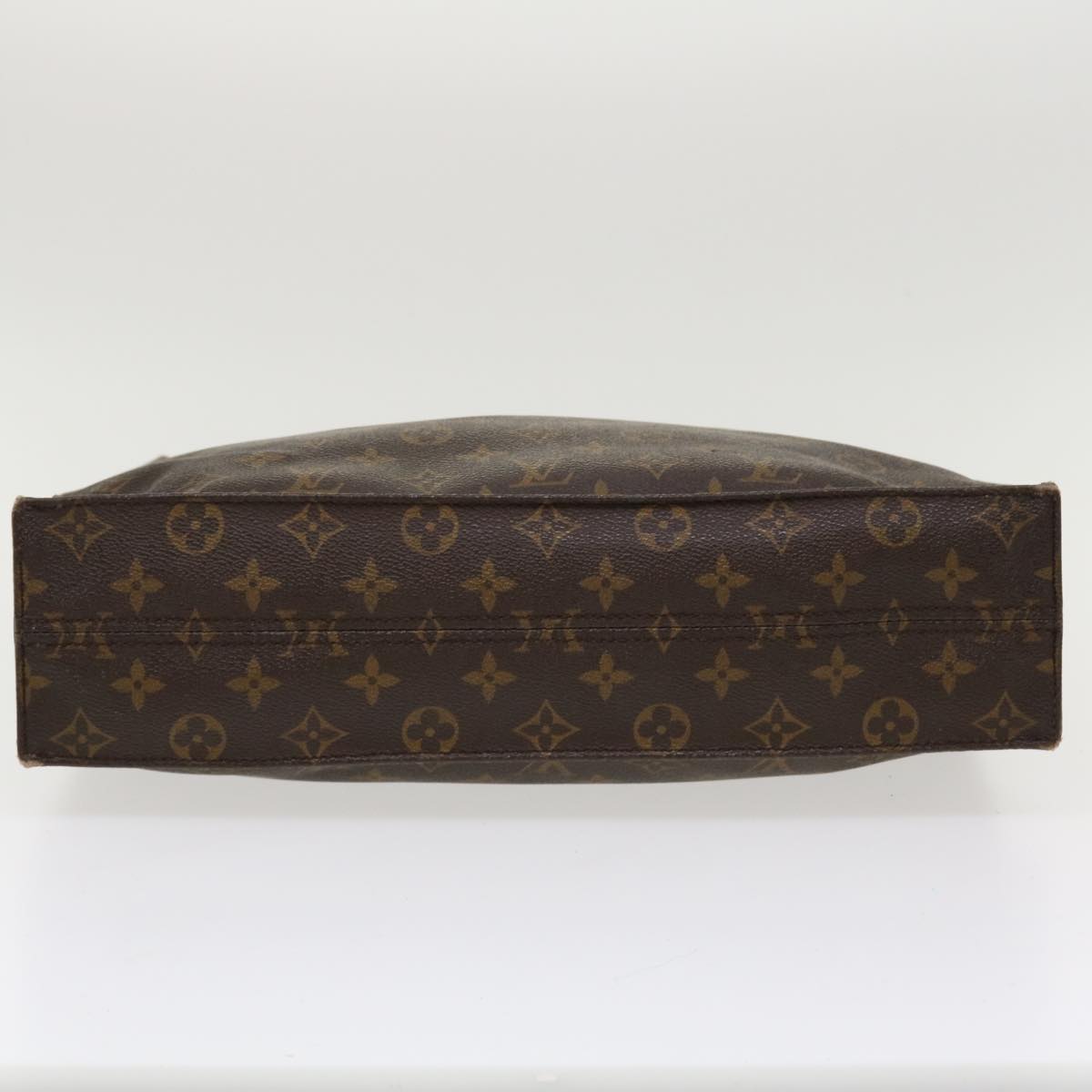 LOUIS VUITTON Monogram Sac Plat Hand Bag M51140 LV Auth 36991