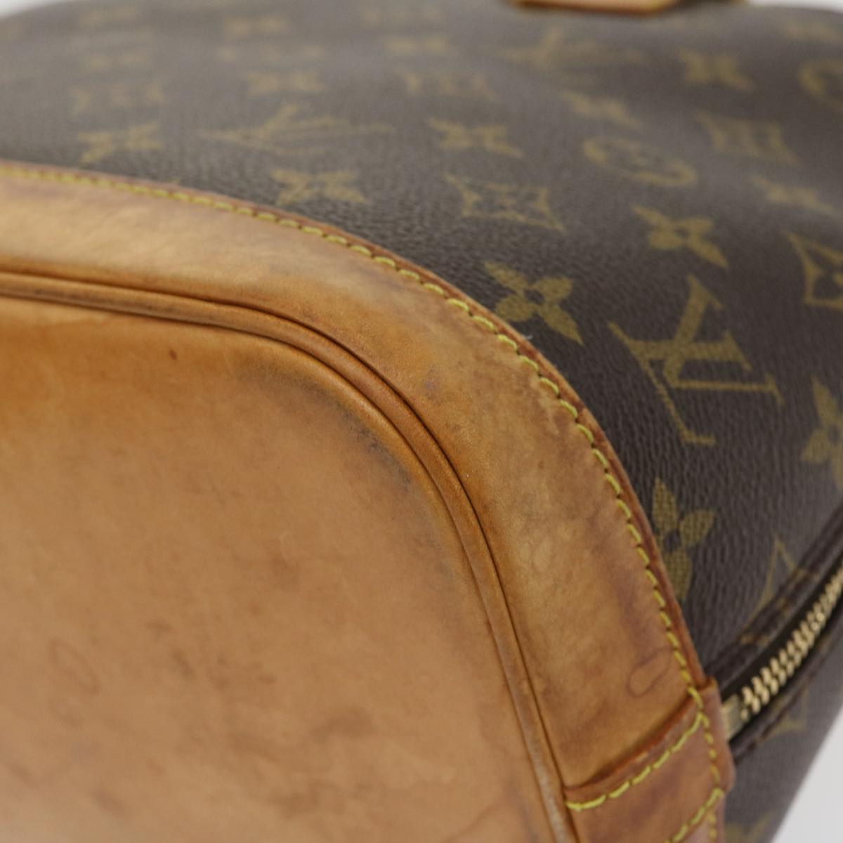 LOUIS VUITTON Monogram Alma Hand Bag M51130 LV Auth 37001