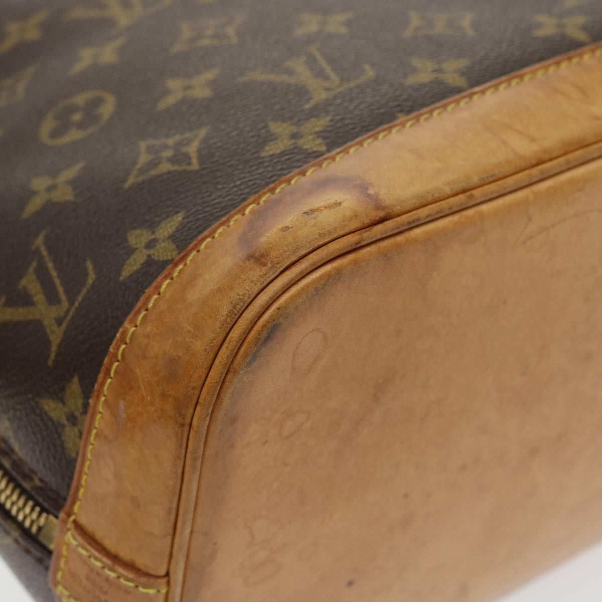 LOUIS VUITTON Monogram Alma Hand Bag M51130 LV Auth 37001