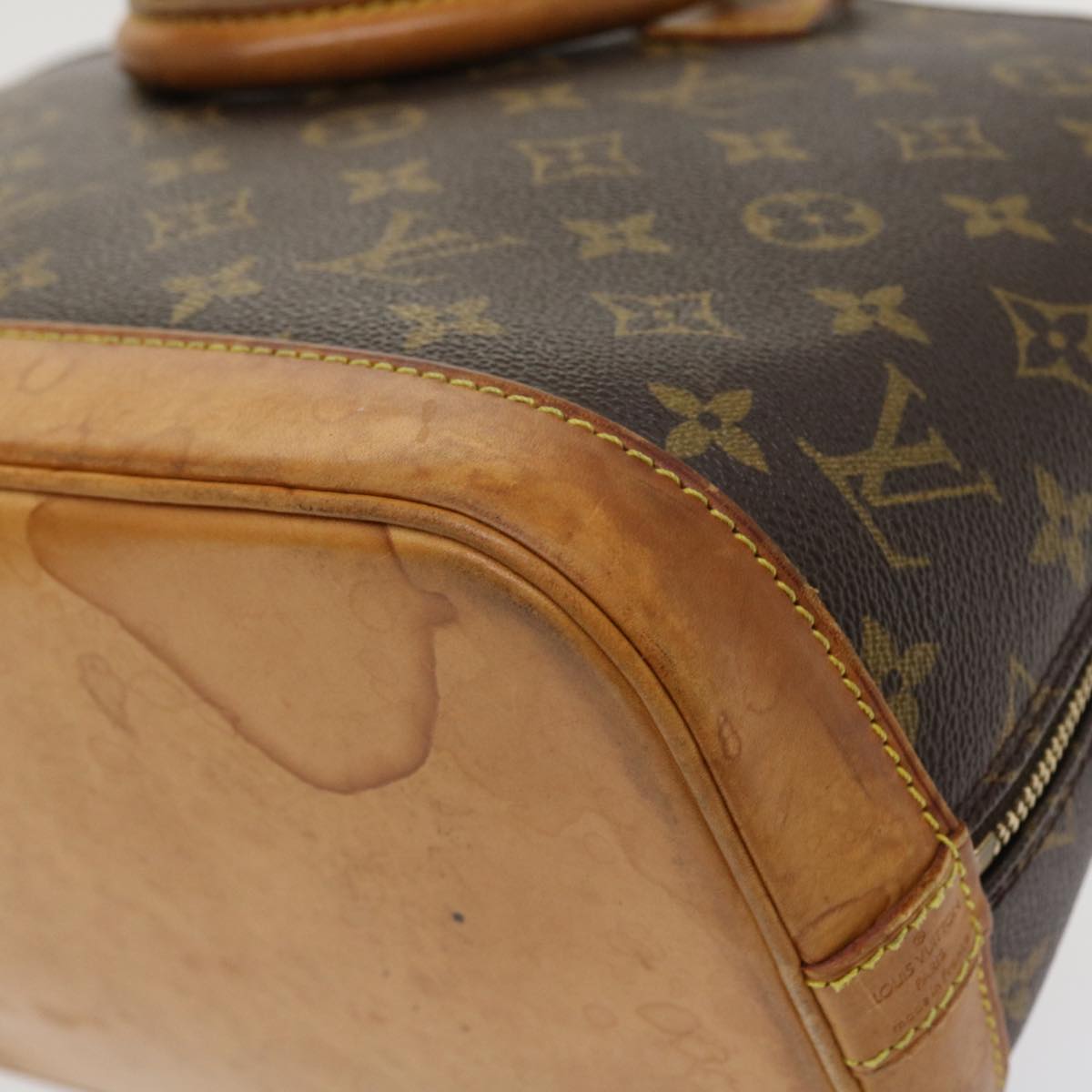 LOUIS VUITTON Monogram Alma Hand Bag M51130 LV Auth 37001