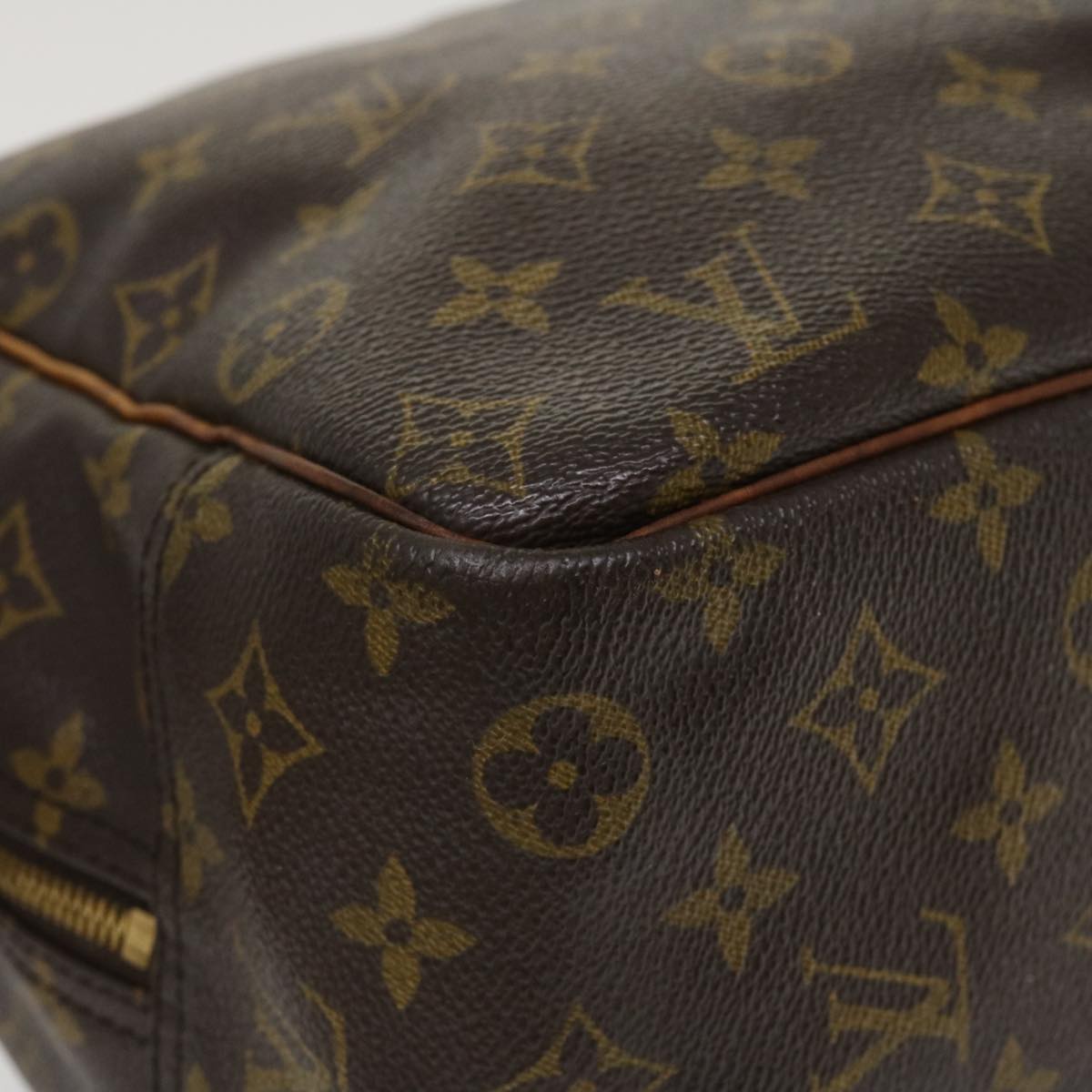 LOUIS VUITTON Monogram Deauville Hand Bag M47270 LV Auth 37008