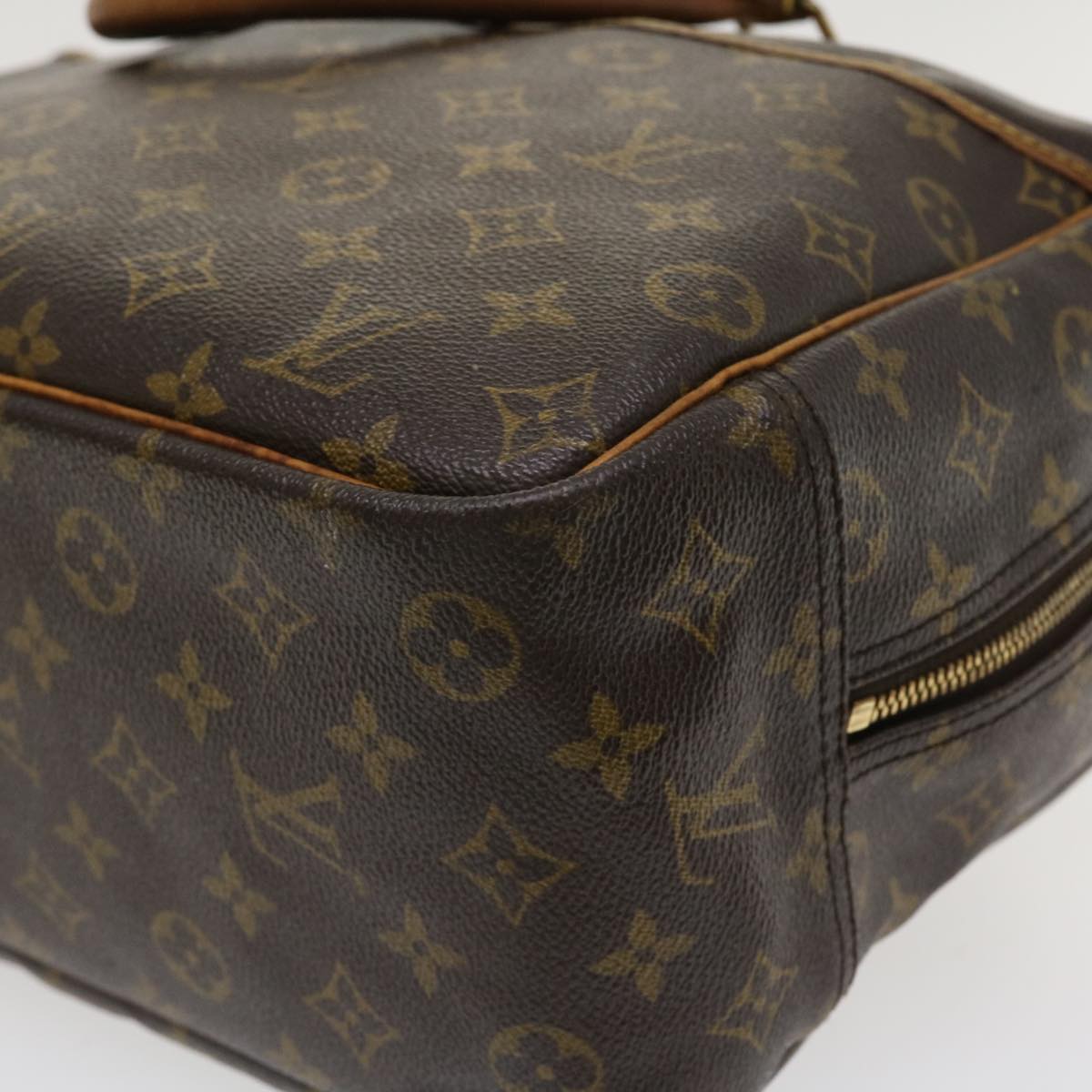 LOUIS VUITTON Monogram Deauville Hand Bag M47270 LV Auth 37008