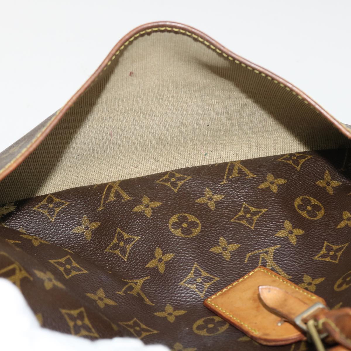 LOUIS VUITTON Monogram Deauville Hand Bag M47270 LV Auth 37008