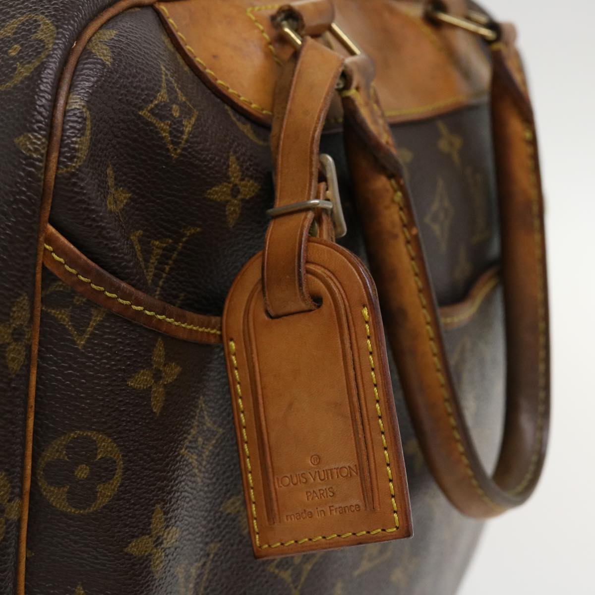 LOUIS VUITTON Monogram Deauville Hand Bag M47270 LV Auth 37008