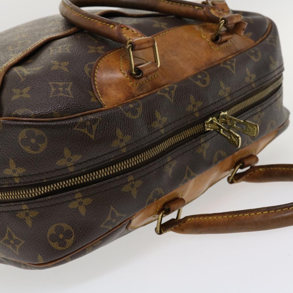 LOUIS VUITTON Monogram Deauville Hand Bag M47270 LV Auth 37008