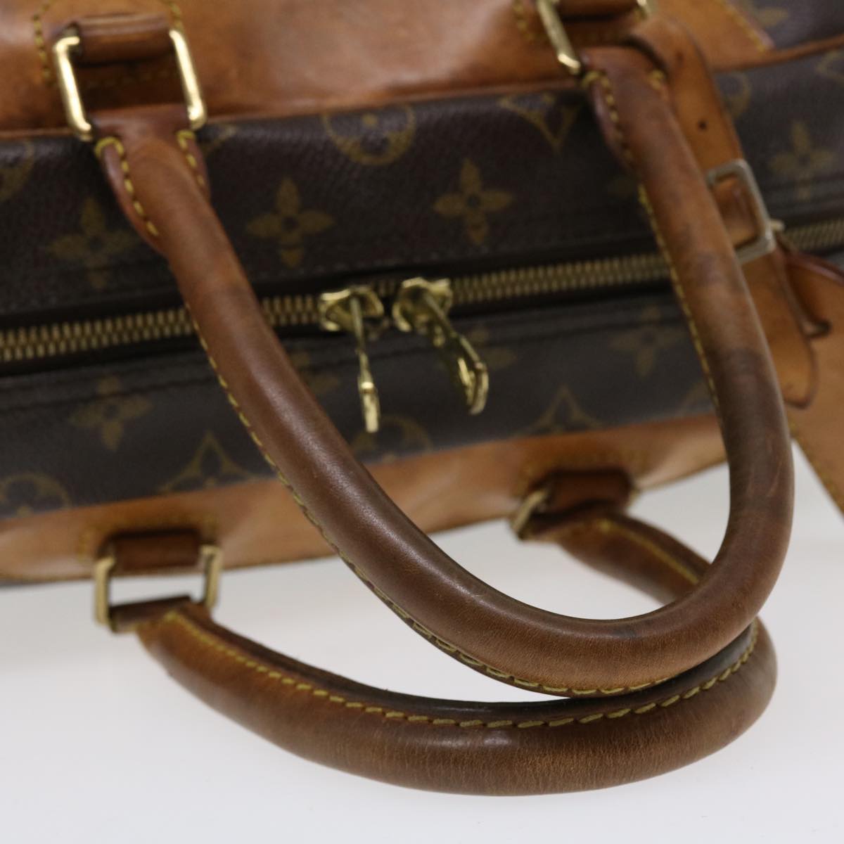 LOUIS VUITTON Monogram Deauville Hand Bag M47270 LV Auth 37008