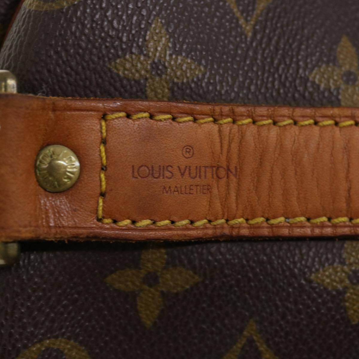 LOUIS VUITTON Monogram Keepall Bandouliere 50 Boston Bag M41416 LV Auth 37018