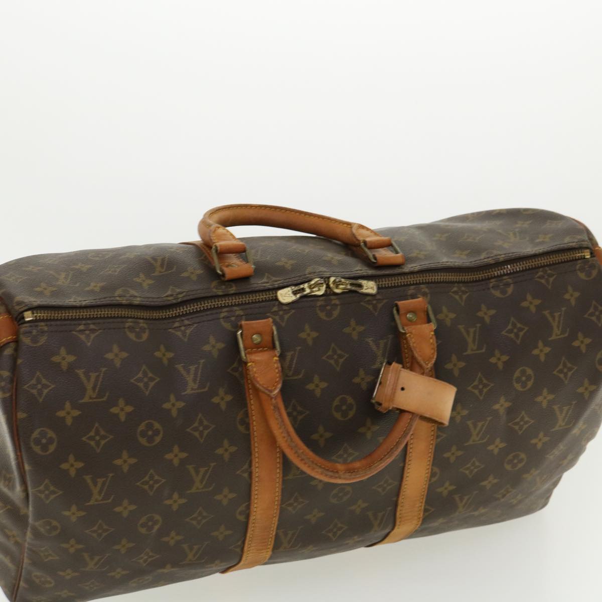 LOUIS VUITTON Monogram Keepall Bandouliere 50 Boston Bag M41416 LV Auth 37018