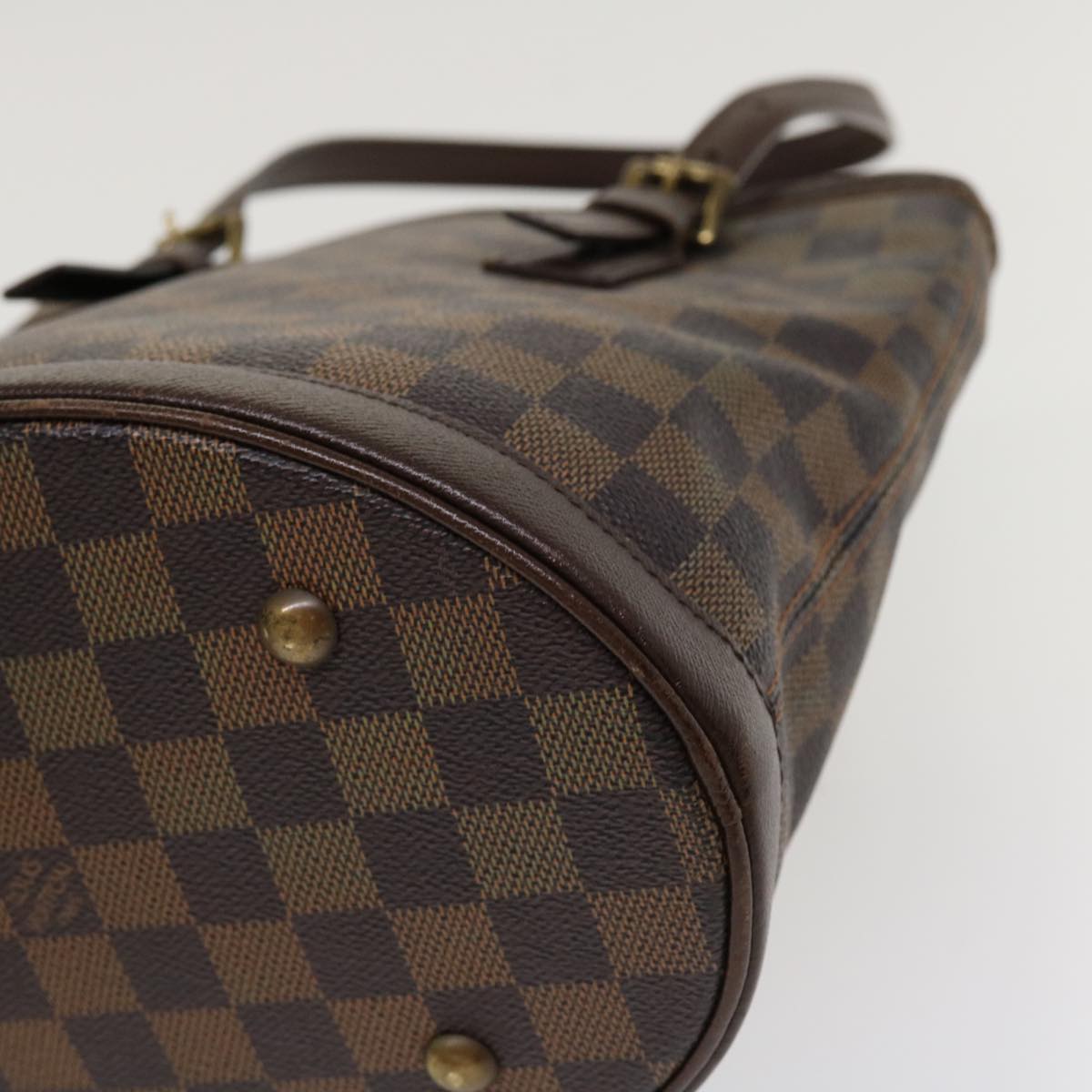 LOUIS VUITTON Damier Ebene Marais Shoulder Bag N42240 LV Auth 37048