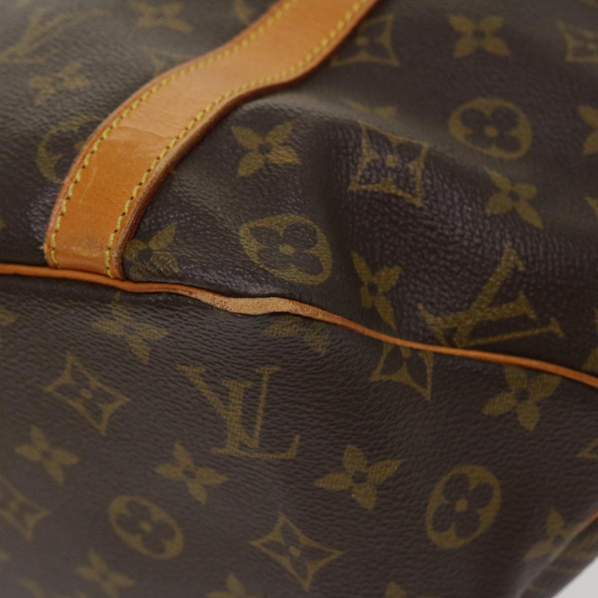 LOUIS VUITTON Monogram Sac Shopping Tote Bag M51108 LV Auth 37062