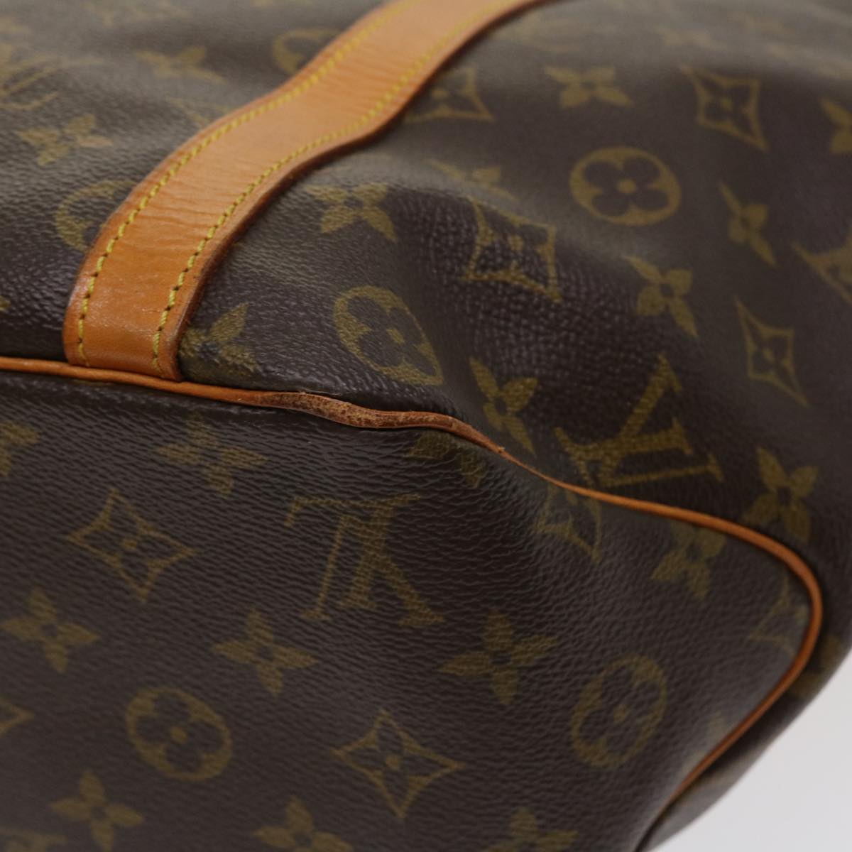 LOUIS VUITTON Monogram Sac Shopping Tote Bag M51108 LV Auth 37062