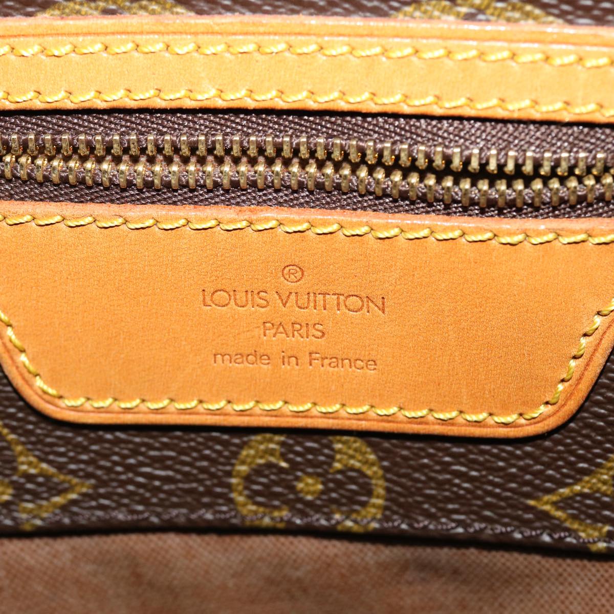 LOUIS VUITTON Monogram Sac Shopping Tote Bag M51108 LV Auth 37062