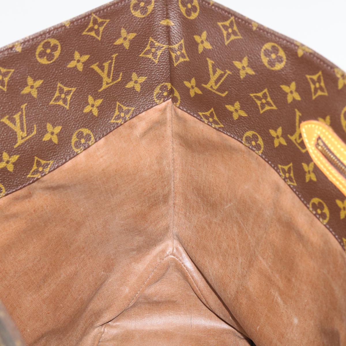 LOUIS VUITTON Monogram Sac Shopping Tote Bag M51108 LV Auth 37062