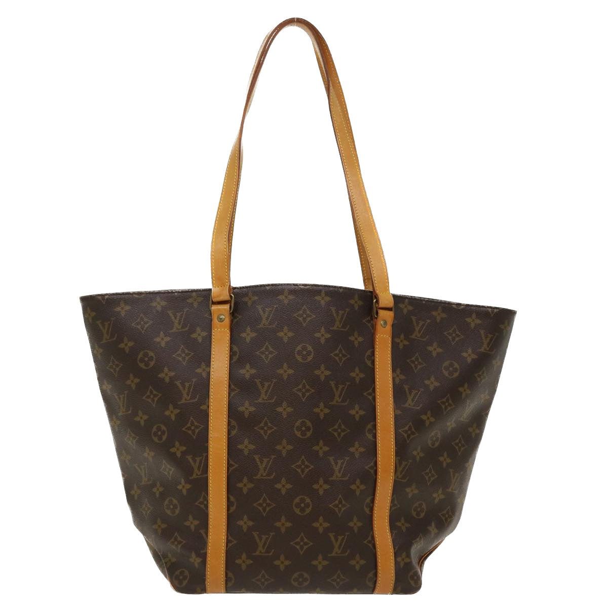 LOUIS VUITTON Monogram Sac Shopping Tote Bag M51108 LV Auth 37062